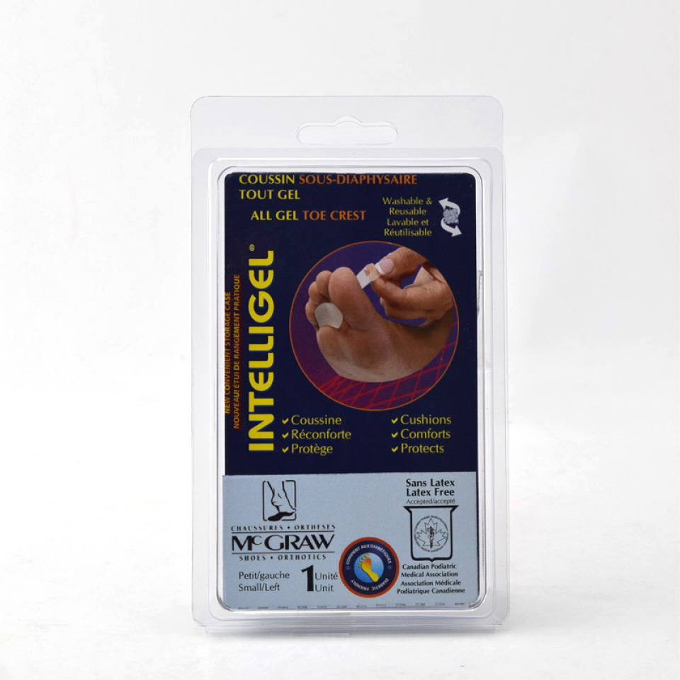 Q - 0-ALL GEL TOE CREST(GAUCHE) - PED A LIGNE INC