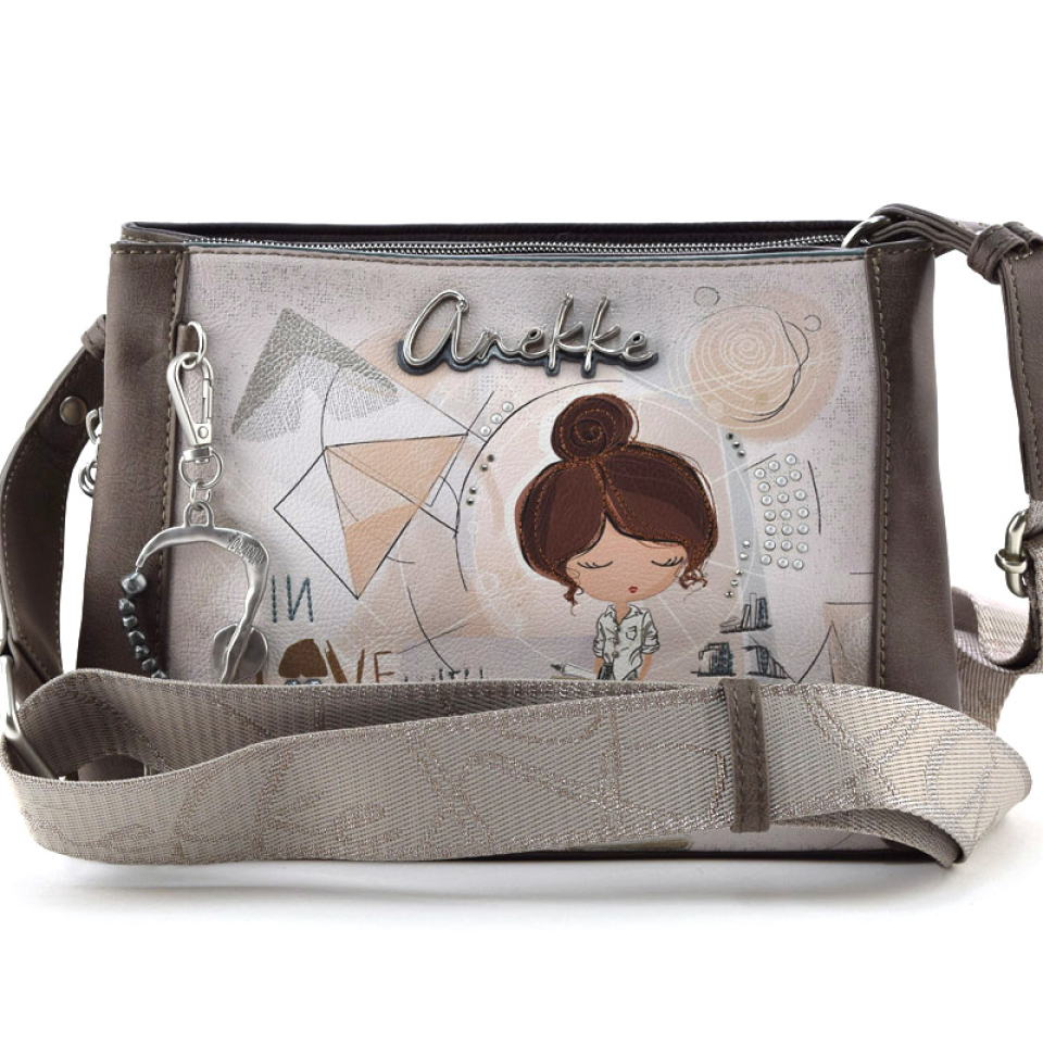 ZM - SAC A BANDOULIERE GRIS MUL - ANEKKE